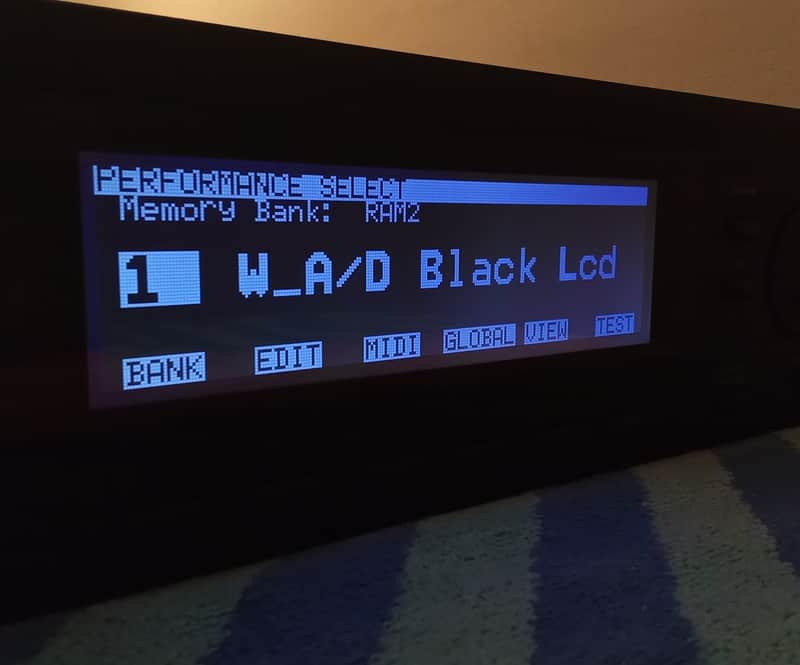 New black display for Korg Wavestation A/D image 1