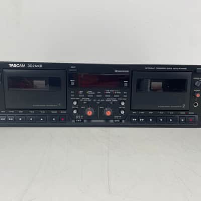 Tascam - 302 MK2 - Double Cassette Deck - 2-Head - Serviced (New Belts) - 19" Rack image 5