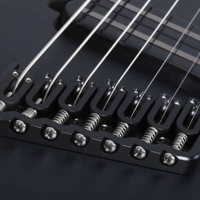 Schecter PT-7 MS Black Ops Satin Black Open Pore image 9