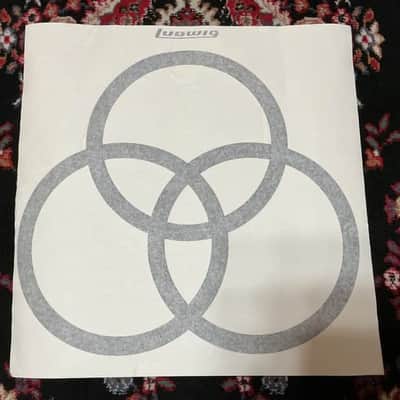 Remo John Henry Bonham “Bonzo” 26” Bass Drum Head Holy Trinity 2026 - Black Matte Oracal 651 image 2