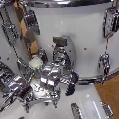 Rogers New England White 4 Piece Drum Kit 1970's image 4