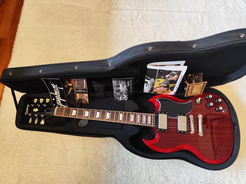 Epiphone SG 61 Standard with Laurel Fretboard 2020 - 2025 - Cherry image 1