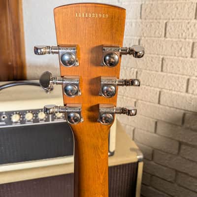 Epiphone Hound Dog Deluxe Acoustic/Electric Round Neck Resonator Guitar - Vintage Brown (2011) image 7