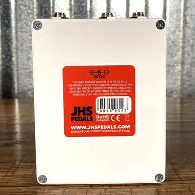 JHS Pedals Flight Delay Reverse Analog Digital with Chorus & Vibrato Guitar Effect Pedal White image 7