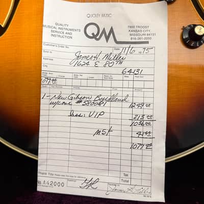 1975 Gibson Byrdland Thinline Electric Archtop - Sunburst image 17