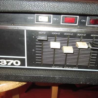 ~1979 Acoustic 370 Bass Amp Head Black image 3