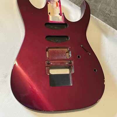 1991 Japan Ibanez RG560 Violet Pearl Guitar Body Floyd Ready & Neckplate image 4