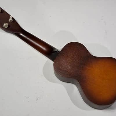 Harmony Soprano Ukulele 1950s - Palm trees stencil image 4