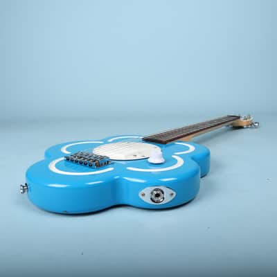 Debutante Daisy Rock Electric Guitar Short Scale 💙 Blue Flower image 12