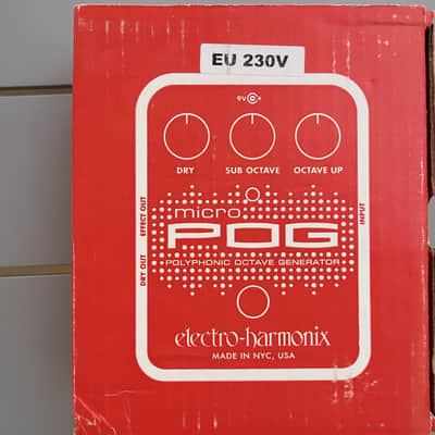 Electro-Harmonix Micro POG Pedal 2013 - Red Silver imagen 10