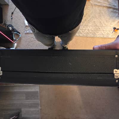 Hard Shell Black Tolex Guitar Case Unbranded image 7