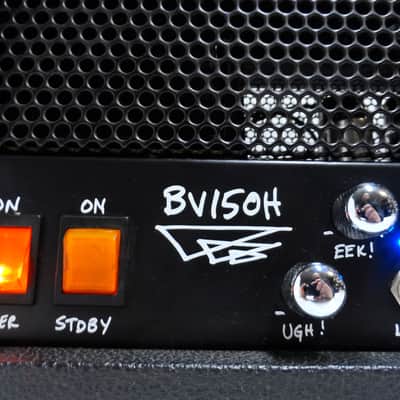 Vintage USA Crate BV150H BV 150 Watt Blue Voodoo 3 Channel Guitar Amp Head Tube Loop  w/ Footswitch image 9