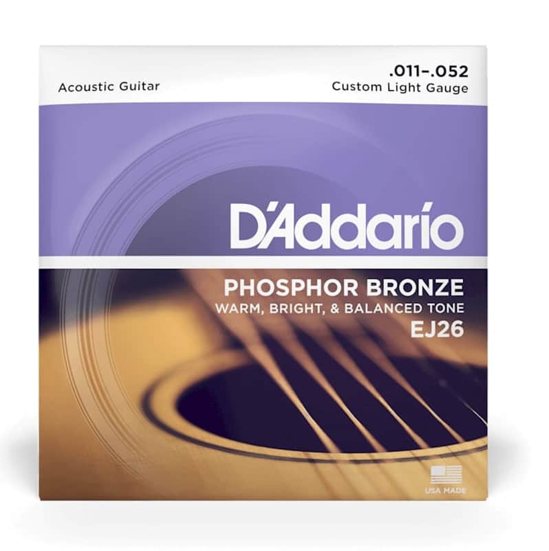 Daddario EJ26 Acoustic Strings 11-52 image 1