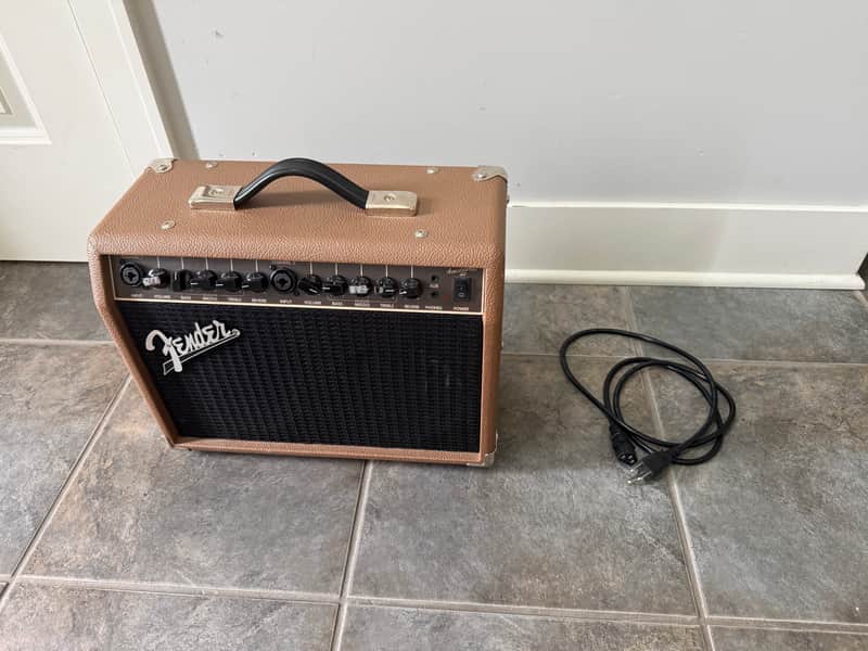 Fender Acoustasonic 40 2-Channel 40-Watt 2x6.5" Acoustic Guitar Amp 2017 - Present - Brown image 1