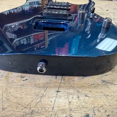 Used Ibanez RG1570 Prestige Team J. Craft Electric Loaded Guitar Body 2002 - Mirage Blue Made in Japan image 10