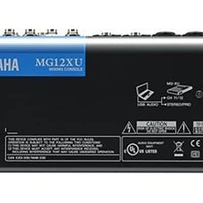 Yamaha MG12XU 12 Channel Mixer with USB & SPX Effects image 3