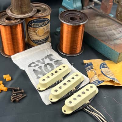 General Vintage Tone  NOS Handwound For Stratocaster 50’s Magnet wire “ The Wheeler Chicago “ Heavy image 3