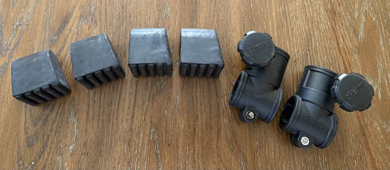 Yamaha RS80 RS60 DTX Series Electronic Drum Rack Clamps and Feet Free Shipping image 1