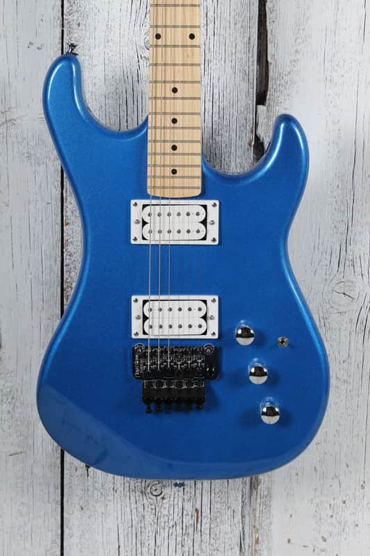 Kramer Pacer Classic Solid Body Electric Guitar Radio Blue Metallic Finish image 1