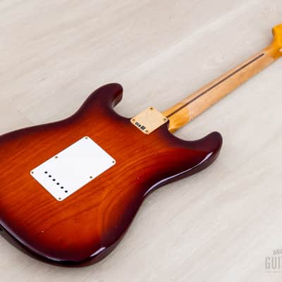2024 Fender Custom Shop Limited Edition 70th Anniversary ‘54 Stratocaster Journeyman Relic Violin Burst, Lightweight image 11