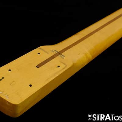 LEFTY Vintage 57 RI Fender P BASS NECK + TUNERS Precision 1957 Reissue Maple image 5