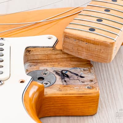 1974 Fender Stratocaster Vintage Electric Guitar Natural w/ Case image 17
