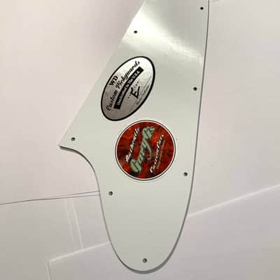 3 Ply W/B/W Pickguard for 1963-1966 Gibson Thunderbird Bass with Decal Made in USA image 4