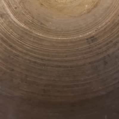 Zildjian 21" Cymbal 1950's large stamp Hollow Block (1954-1957) - Brass image 4