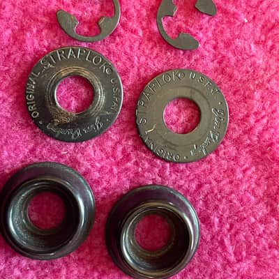 vintage usa Jim Dunlop strap locks ORIGINAL STRAPLOK + Marc's Guitar Shop strap image 4