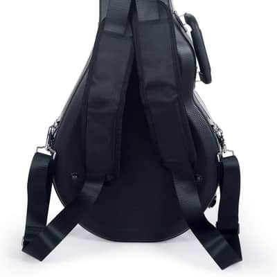 Crossrock F Body Mandolin Sturdy Hard Case with Backpack Straps Unique Design ABS Molded Hardshell image 4