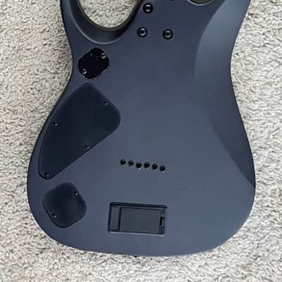 Mint Ibanez RGD61 BAM Solid Body Electric Guitar, Black Aurora Burst Matte Finish image 2