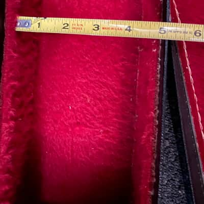 Vintage RARE 1960's Gibson SG Soft Shell Guitar Case Black w/ Red liner Epiphone image 13