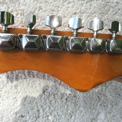 Hondo H76 Stratocaster Guitar, 1980's, Korea, Red, Fresh Setup image 11