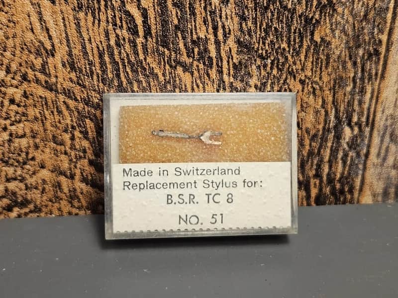 BSR TC8 Stylus | Omega Swiss Made Sapphire Needle | New Old Stock image 1