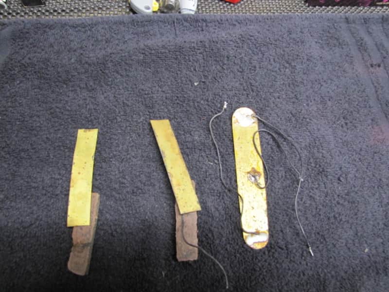 Fender Jazz Bass Ground Plate Set Circa 1973 image 1
