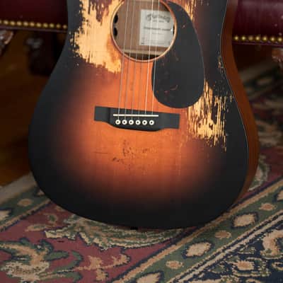 Martin D Jr E Streetlegend Burst Spruce/Sapele Aged-Look Dreadnought Guitar w/Martin Electronics #2363 image 1