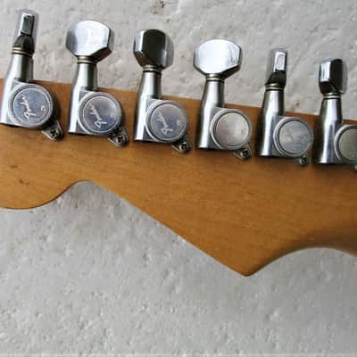 Fender Squier Stratocaster Guitar, 1984-1987, Japan, Serial # E642167, Torino Red, Gig Bag image 13
