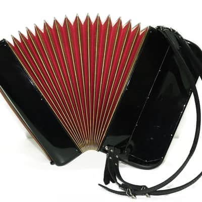 Vintage Hohner Accordina VII C Griff Button Accordion 120 Bass, made in Germany, with New Straps, Original Accordeone de Botones, 2671 image 11