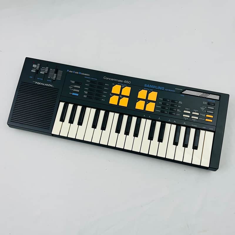Casio SK-5) Realistic Concertmate 650 Sampling Synthesizer