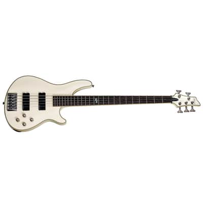 Schecter Blackjack ATX C-5 5 String Bass Guitar, Aged White AWHT NEW image 2