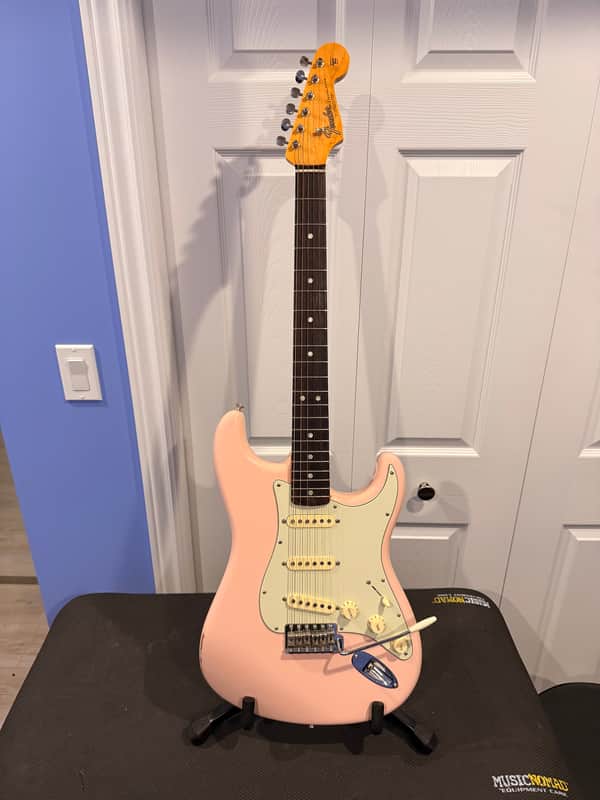 Fender American Original '60s Stratocaster with Rosewood Fretboard 2020 - 2022 Shell Pink image 1