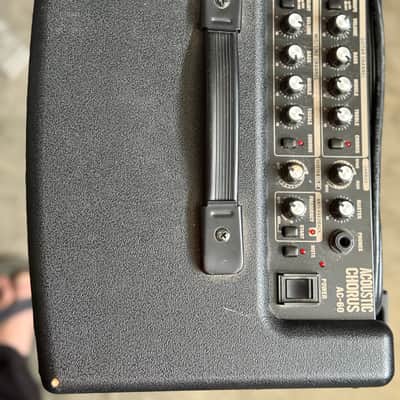 Roland AC-60 Acoustic Chorus 2-Channel 60-Watt 2x6.5" Acoustic Guitar Combo 2003 - Present - Black image 2