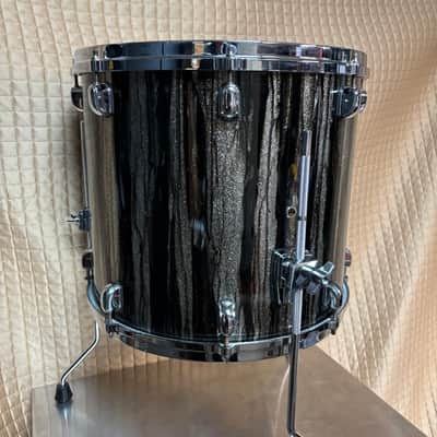 Tama Starclassic Walnut Birch 16” floor tom Black Clouds and Silver Lining 16x14 image 19