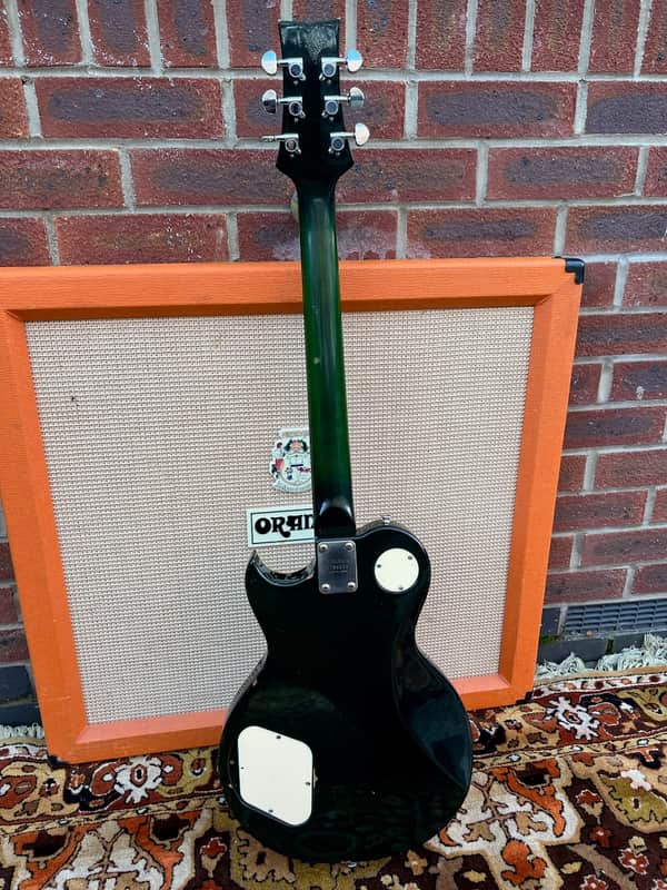 Vintage 1979 Aria Pro II LC440 Les Paul Custom Japan Green Burst