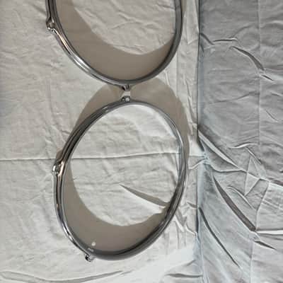 12” 5 Lug Chrome Drum Hoops (Pair) image 3