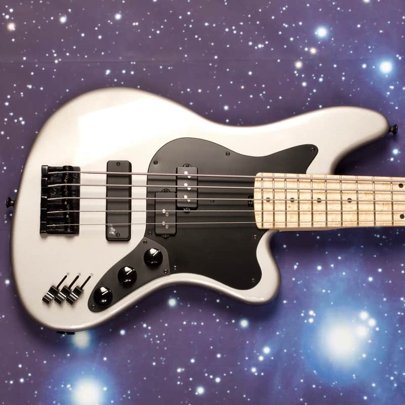 Made in NYC - 2019 Inca Silver L.e.H. Offset 5 String Bass Guitar image 1