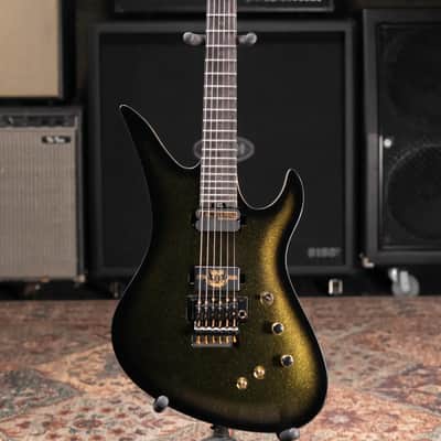 Schecter Avenger FR-S 50th Anniversary Electric Guitar - 50th Gold Burst image 3