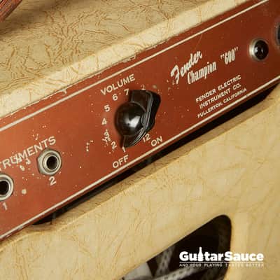 Fender Champion “600” TV Front Original Vintage 1950 (AMP_00021) image 8