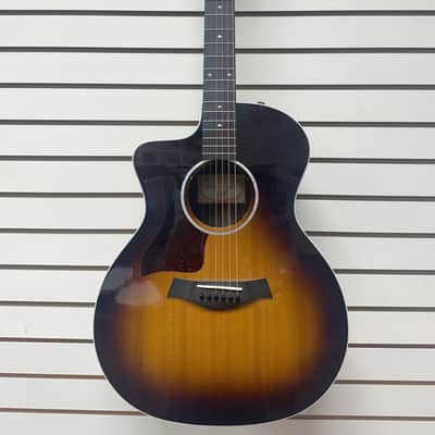 Taylor 214ce-SB DLX Left-Handed Sunburst with hardcase image 1