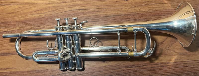 Rare Yamaha 6335HS MKII Bb Trumpet Silver image 1